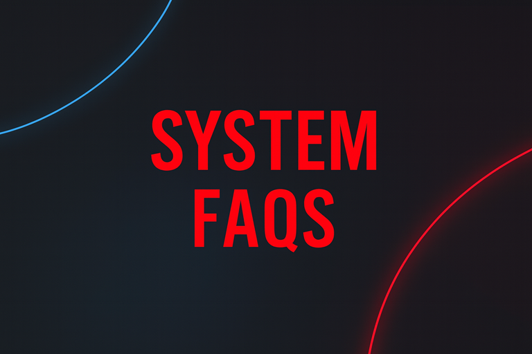 system faq